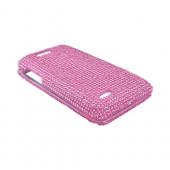 Motorola Droid 4 Bling Hard Case - Baby Pink Gems