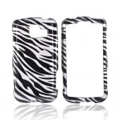 Luxmo LG Optimus S LS670 Hard Case - Silver/Black Zebra