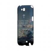 Psalm 18:1 - Geeks Designer Line (GDL) Bible Verse Series Hard Back Cover for Samsung Galaxy Note 2